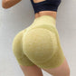 High-Rise Classical Scrunch Seamless Shorts for Women
