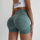 High-Rise Classical Scrunch Seamless Shorts for Women