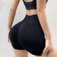 High-Rise Classical Scrunch Seamless Shorts for Women