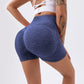 High-Rise Classical Scrunch Seamless Shorts for Women