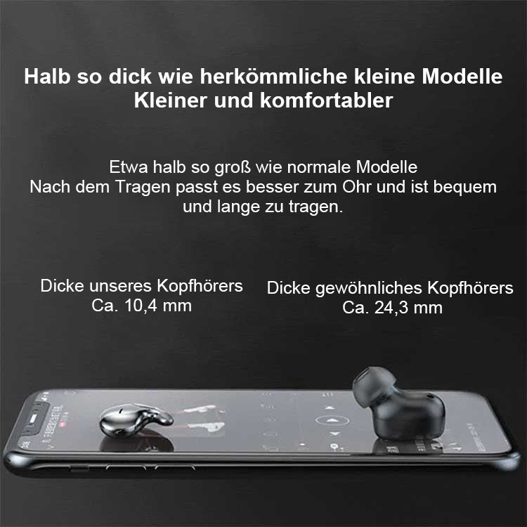 Kabelloser, wasserdichter Bluetooth-Kopfhörer für den Schlaf 5.2 Klangeffekt