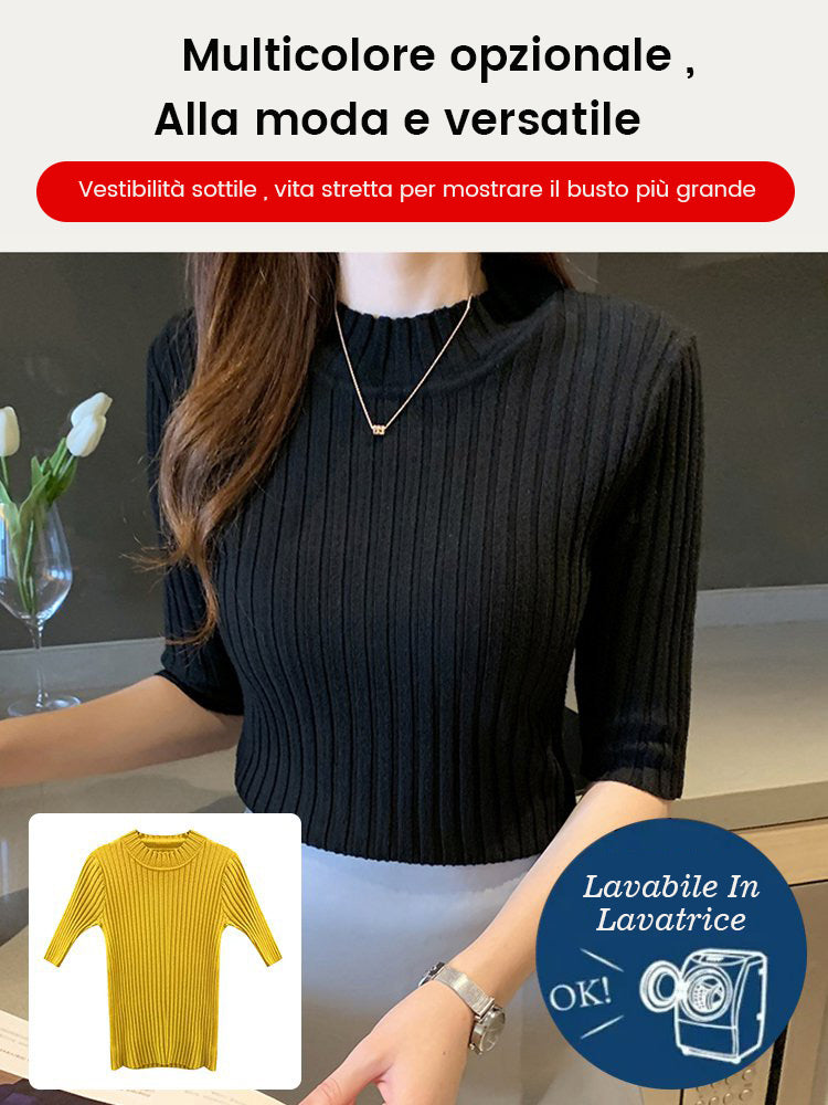 9-Colori-Oberteil im Maglia Coreano Stile Caldo