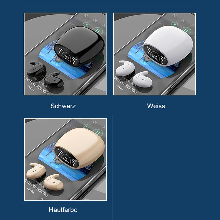 Kabelloser, wasserdichter Bluetooth-Kopfhörer für den Schlaf 5.2 Klangeffekt