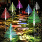 【Weihnachtsgeschenk】7 Farbwechselnder Solar-Weihnachtsbäume-Lichter