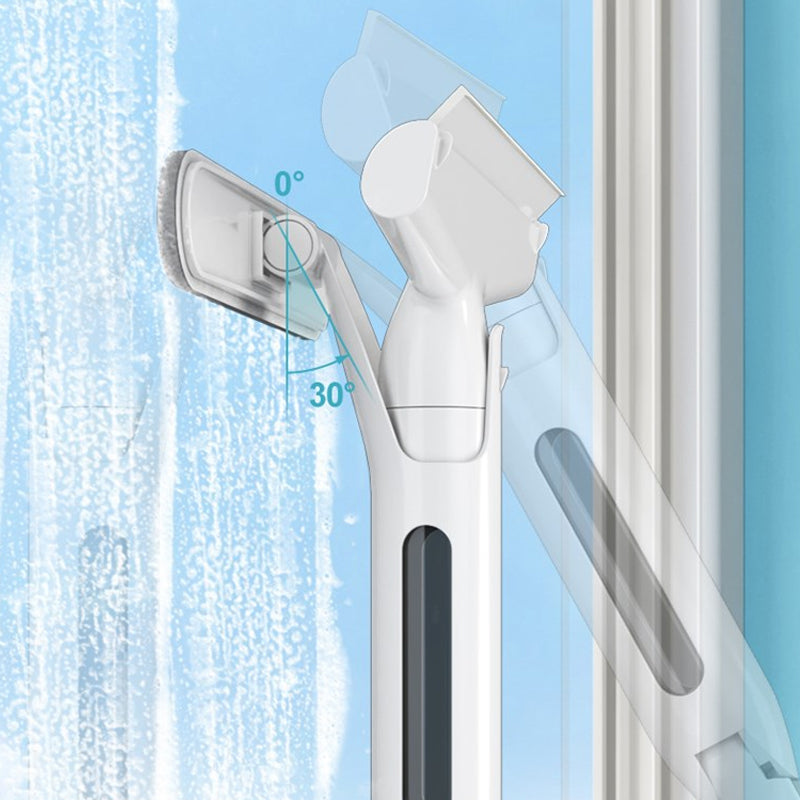 Versenkbarer Fensterreiniger mit Sprühvorrichtung und Abwasserbehälter---🔥50% Ermäßigung
